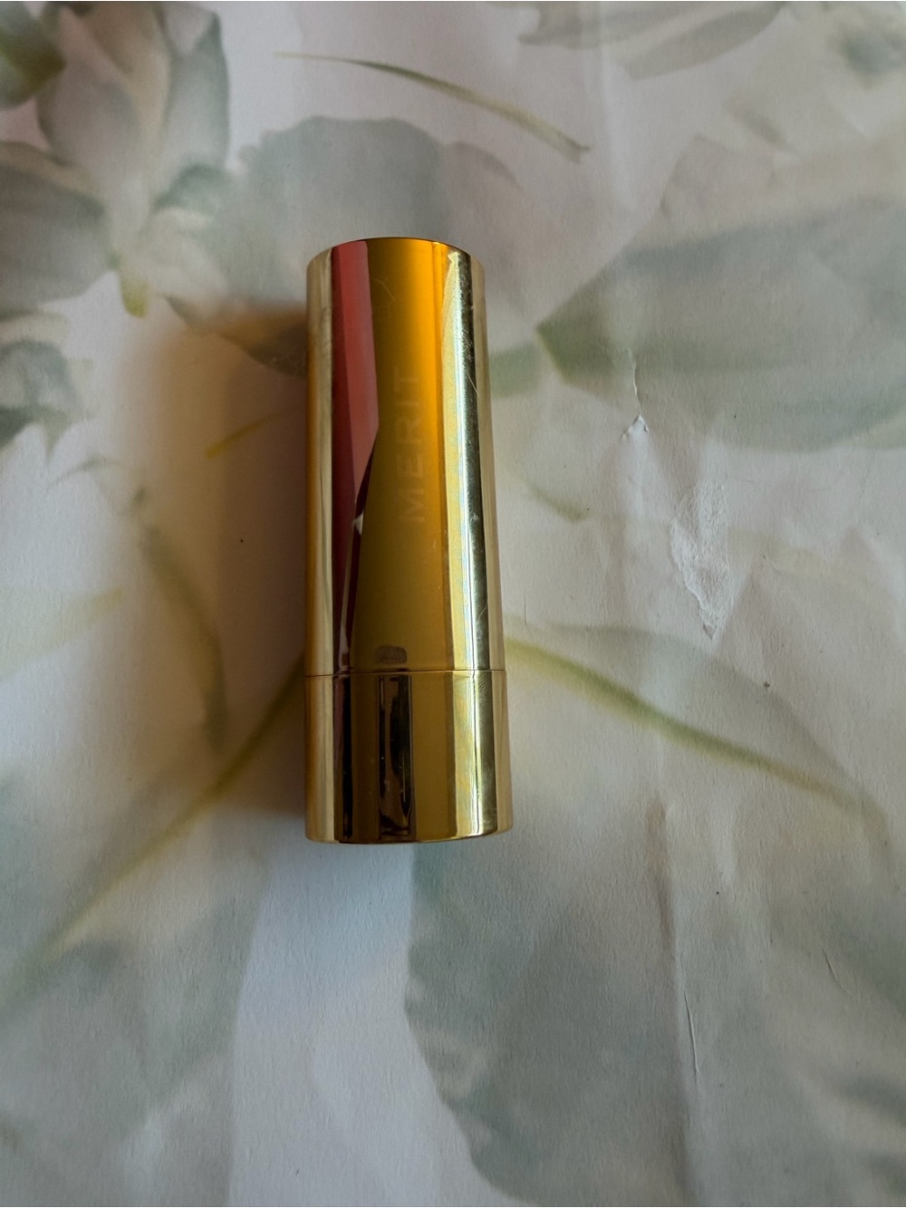 Merit bronzer in clay swatched once
